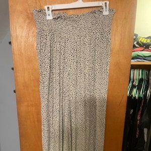Wide Leg Print Pants